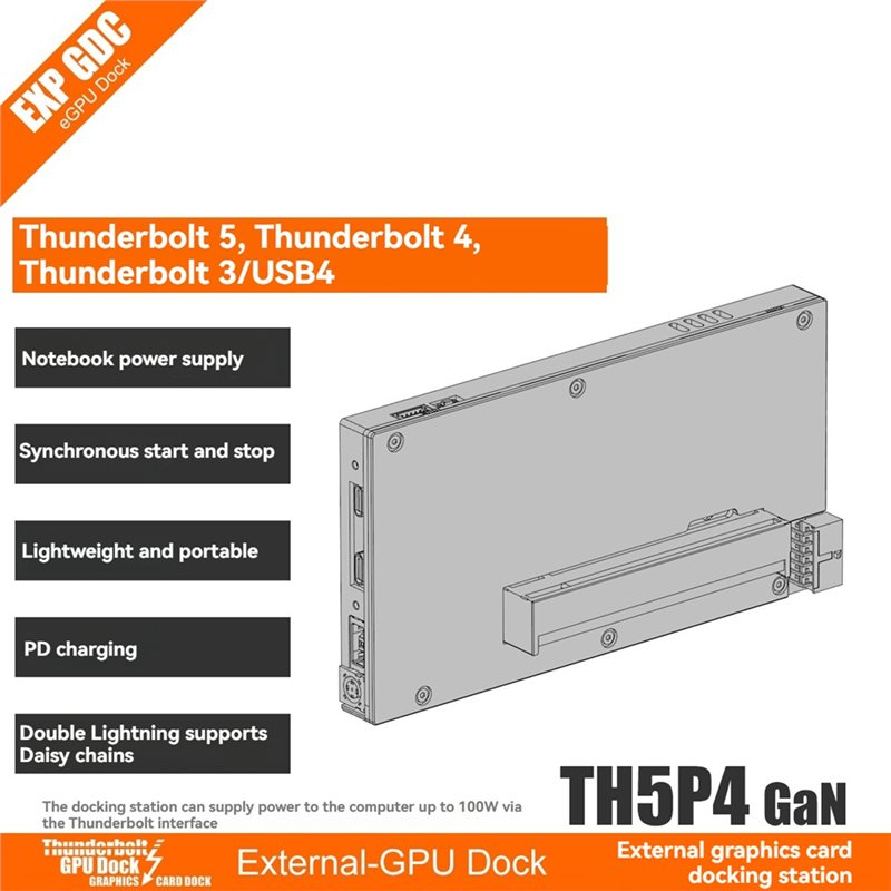 X64A-EGPU – zewnętrzna karta g – Gpu External Dock Egpu Thunderbolt 4 recenzja i cena
